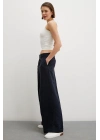 Geniş Paça Palazzo Pantolon Lacivert