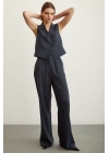 Geniş Paça Pantolon Lacivert