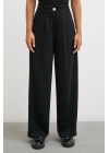 Geniş Paça Pantolon Siyah