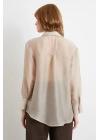 İnce Modal Gömlek Bej