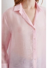İnce Modal Gömlek Pembe