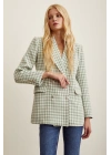 Kazayağa Blazer Ceket Mint