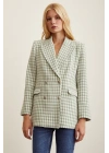 Kazayağa Blazer Ceket Mint