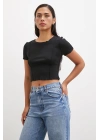 Kısa Kol T-shirt Siyah