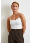 Lastik Askılı Top Beyaz