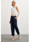 Lastikli Salaş Pantolon Lacivert