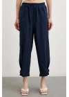 Lastikli Salaş Pantolon Lacivert