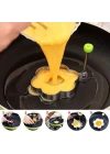 Metal Omlet Yumurta ve Krep Kalıbı Papatya