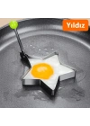 Metal Omlet Yumurta ve Krep Kalıbı Yıldız