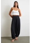 Paça Detaylı Şalvar Pantolon Antirasit