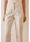 Skinny Kumaş Pantolon Beyaz