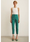 Skinny Kumaş Pantolon Yeşil