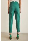 Skinny Kumaş Pantolon Yeşil