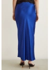 Verev Saten Etek Lacivert