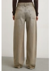 Yüksek Bel Wide Leg Jean Taş