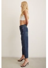 Yüksel Bel Mom Jean Lacivert