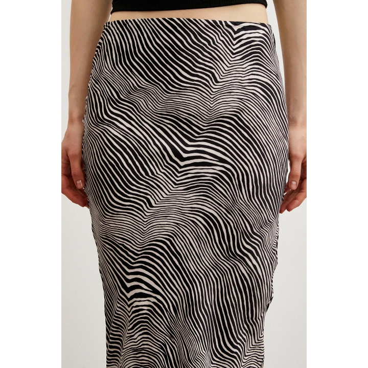 Maxi Boy Verev Etek Krem