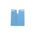 Pratikser Disposable Patient Apron Blue - 50x60cm - Roll