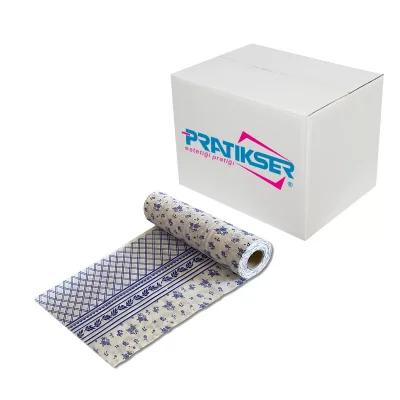 Pratikser Disposable Tablecloth Flower - 100x150cm - (10Pcs/Roll) - Box