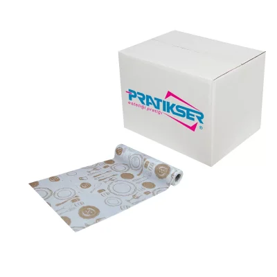 Pratikser Disposable Tablecloth Plate - 100x150cm - (10Pcs/Roll) - Box
