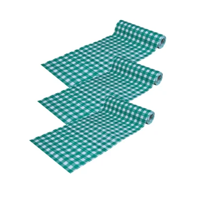 Pratikser Disposable Tablecloth Green - 100x120cm - 3 Rolls
