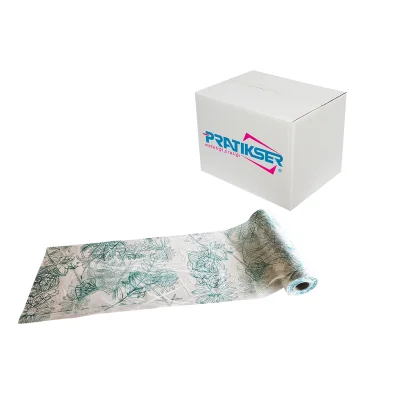 Pratikser Disposable Polyethylene Tablecloth Nature - 120x150cm - 25Pcs/Roll - Box