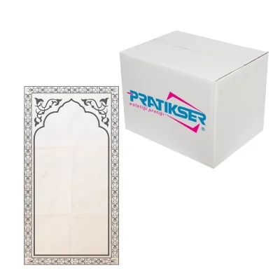 Pratikser Tek Kullanımlık Seccade Ç.Siyah - 60x115cm - 100Ad/Rulo - Koli