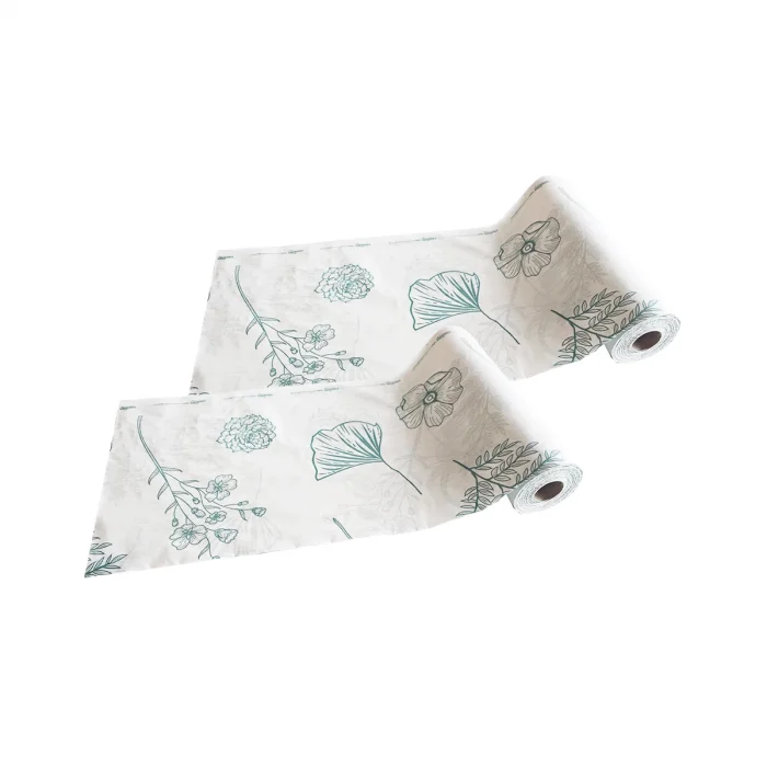 Pratikser Disposable Tablecloth Nature - 120x150cm - 2 Rolls