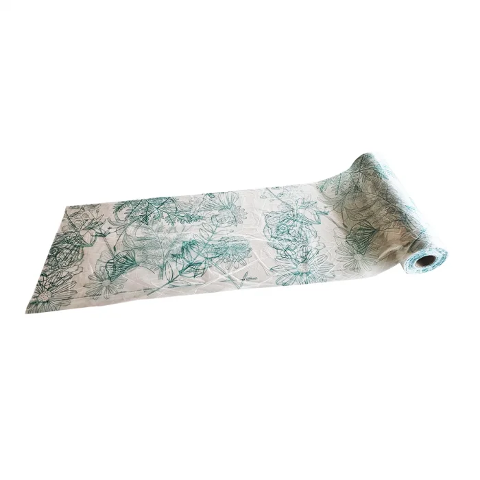 Pratikser Disposable Polyethylene Tablecloth Nature - 120x150cm - 50Pcs/Roll