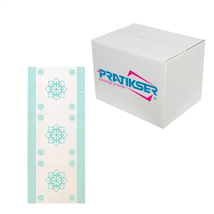 Pratikser Disposable Prayer Rug Geo - 60x115cm - 100Pcs/Roll - Box