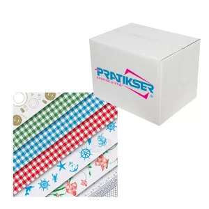Pratikser Disposable Tablecloth Mixed - 100x120cm - Box