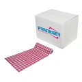 Pratikser Disposable Tablecloth Red - 100x80cm - Box