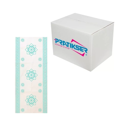 Pratikser Tek Kullanımlık Seccade Geo - 60x115cm - 100Ad/Rulo - Koli