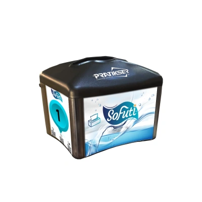 SOFUTI Horeca Peçete - 100x190mm - Dispenser - Siyah