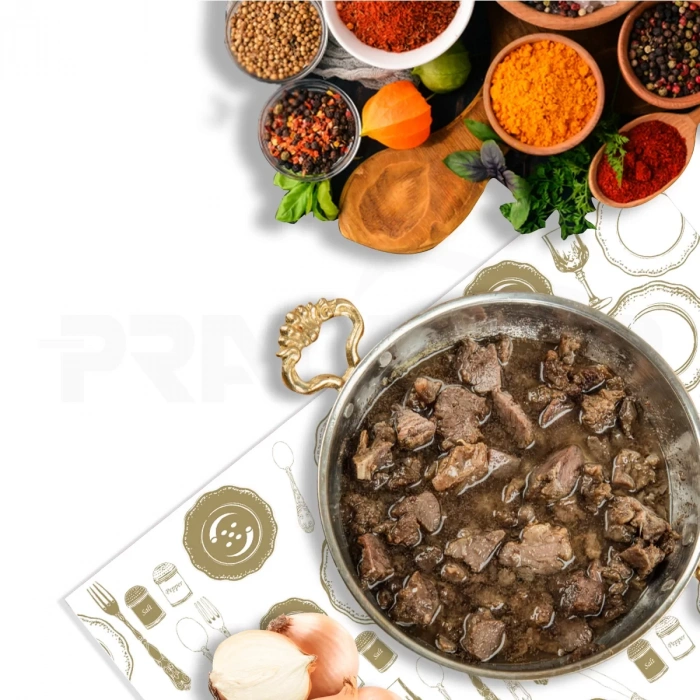 Pratikser Disposable American Service/Placemat Plate - 33x50cm - Box