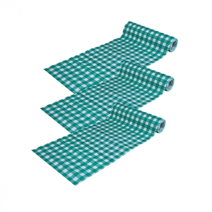 Pratikser Disposable Tablecloth Green - 100x120cm - 3 Rolls