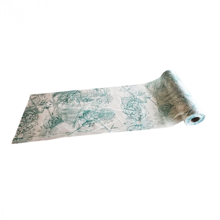 Pratikser Disposable Polyethylene Tablecloth Nature - 120x150cm - 25Pcs/Roll - Box