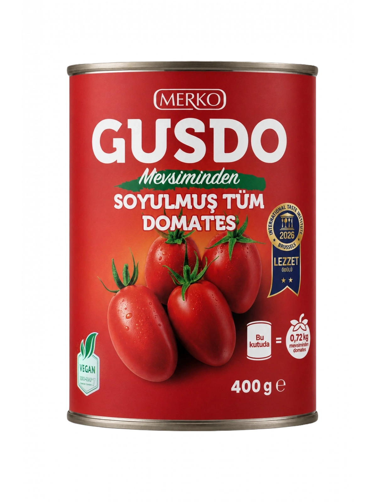 Soyulmuş Tüm Domates