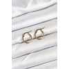 316L Çelik Gold Renk 12 mm Halka Kadın Küpe