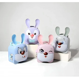 Metal Kilitli Sevimli Tavşan Kumbara Alk3592