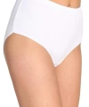 5 Adet Tutku Kadın Yüksek Bel Bato Kalın Lastik Külot Beyaz