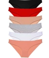 6 Adet Süper Eko Set Likralı Kadın Slip Külot Renk 1