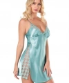 Aqua Saten Gecelik 8117