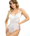 Beyaz Dantelli Bodysuit - 887b