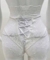Ekru Dantelli Yüksek Bel Külot Venüs-k1012