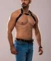 Erkek Deri Göğüs Harness - Brfm139