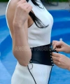 İp Detaylı Şık Harness Kemer, Deri Korse Kemer - Brf607