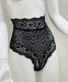 Siyah Dantelli Yüksek Bel Külot Venüs-k1013