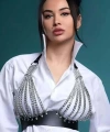 Zincirli Göğüs Seksi Harness - Brf964