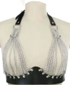 Zincirli Göğüs Seksi Harness - Brf964